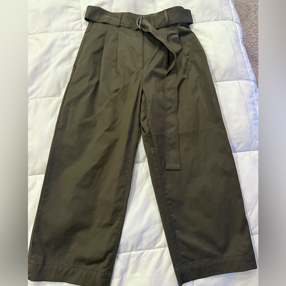 Banana Republic Olive Green Ankle Length Chino Pants - Picture 3 of 6